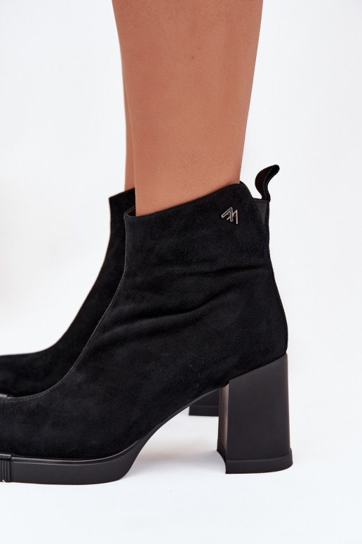 dalla pelle scamosciata Pelle Stivali da donna Vinceza 91142 colore nero dalla pelle scamosciata Pelle Stivali da donna Vinceza 91142 colore nero