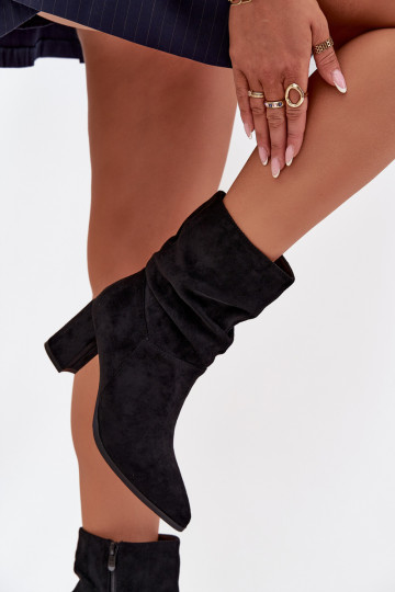 Stivali da donna Con volant riscaldamento colore nero Amelise