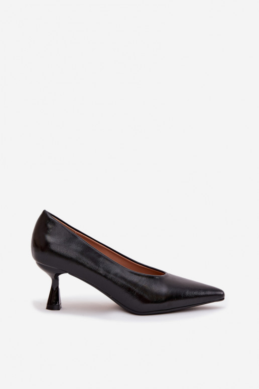 con effetto vernice Scarpe con tacchi sottili colore nero Gavrielle con effetto vernice Scarpe con tacchi sottili colore nero Gavrielle