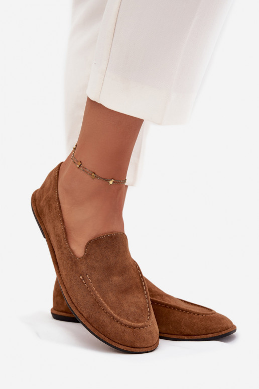 mocassini da donnain ecopelle scamosciatau isoscele colore marrone Miryelle mocassini da donnain ecopelle scamosciatau isoscele colore marrone Miryelle