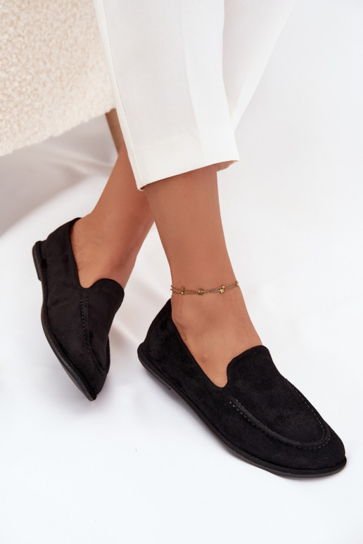 mocassini da donnain ecopelle scamosciatau isoscele colore nero Miryelle mocassini da donnain ecopelle scamosciatau isoscele colore nero Miryelle