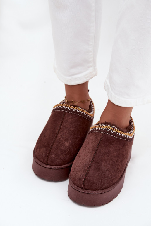 Stivali da neve Donne basseHaftem con una piattaforma CzekoladoAe Taliah Stivali da neve Donne basseHaftem con una piattaforma CzekoladoAe Taliah