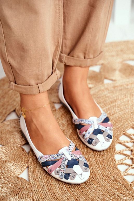 Femminile Ballerine Deveciejka Colore bianco 01358-21 Femminile Ballerine Deveciejka Colore bianco 01358-21