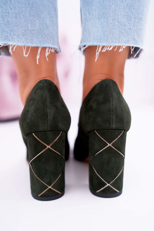 Scarpe Femminile Laura Messi dalla pelle scamosciata colore verde 2050 Scarpe Femminile Laura Messi dalla pelle scamosciata colore verde 2050