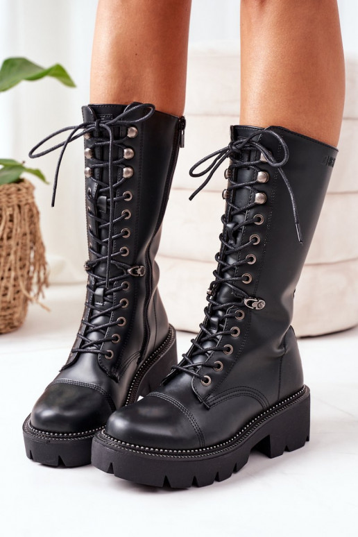 riscaldamento stivali scarpe con fiori di ciliegio Big Star II274115 colore nero riscaldamento stivali scarpe con fiori di ciliegio Big Star II274115 colore nero