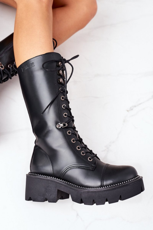 riscaldamento stivali scarpe con fiori di ciliegio Big Star II274115 colore nero riscaldamento stivali scarpe con fiori di ciliegio Big Star II274115 colore nero