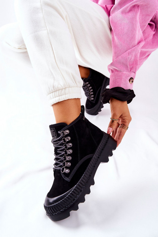 Pelle scarpe Stivali Big Star II274363 colore nero Pelle scarpe Stivali Big Star II274363 colore nero