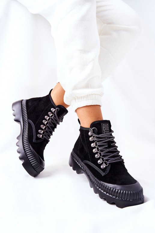 Pelle scarpe Stivali Big Star II274363 colore nero Pelle scarpe Stivali Big Star II274363 colore nero