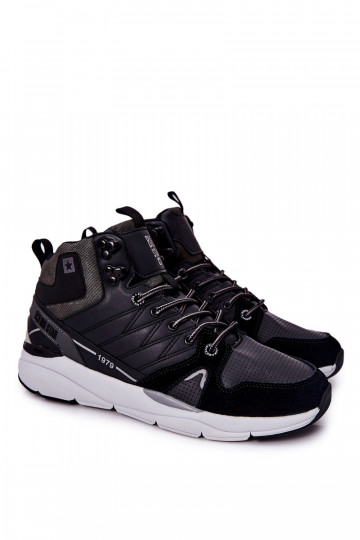 Alto Scarpe da uomo in stile sportivo Big Star II174223 colore nero