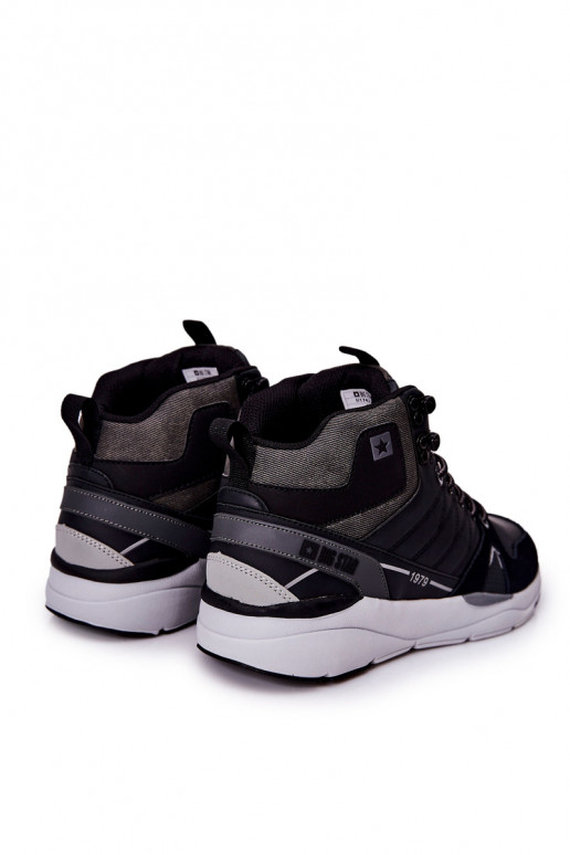 Alto Scarpe da uomo in stile sportivo Big Star II174223 colore nero