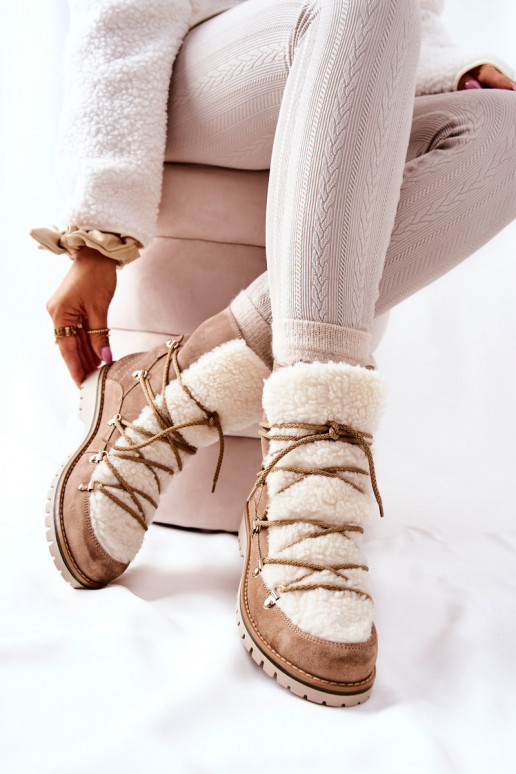 riscaldamento Stivali scarpe beige Jiliana riscaldamento Stivali scarpe beige Jiliana