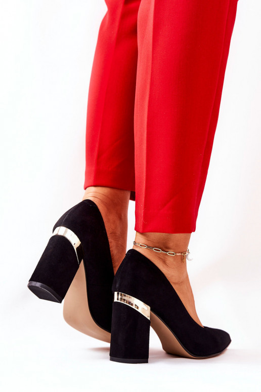 Scarpe scamosciate LeAski 3117 colore nero Scarpe scamosciate LeAski 3117 colore nero