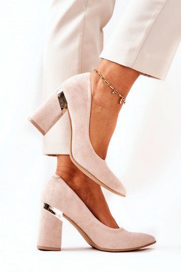 Scarpe scamosciate LeAski 3117 beige