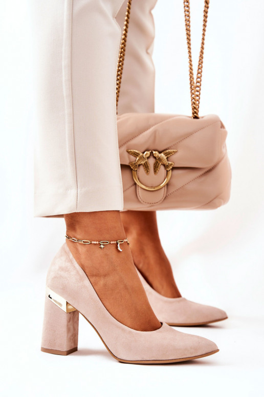 Scarpe scamosciate LeAski 3117 beige Scarpe scamosciate LeAski 3117 beige