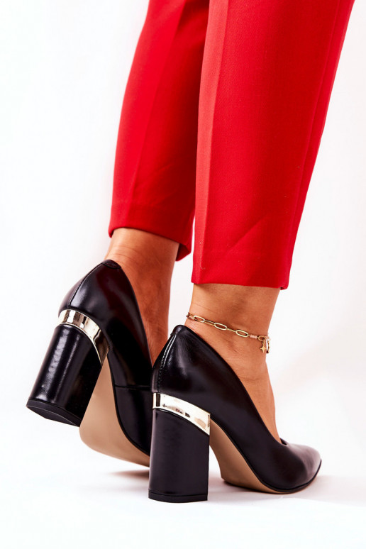 Pelle Scarpe LeAski 3117 colore nero