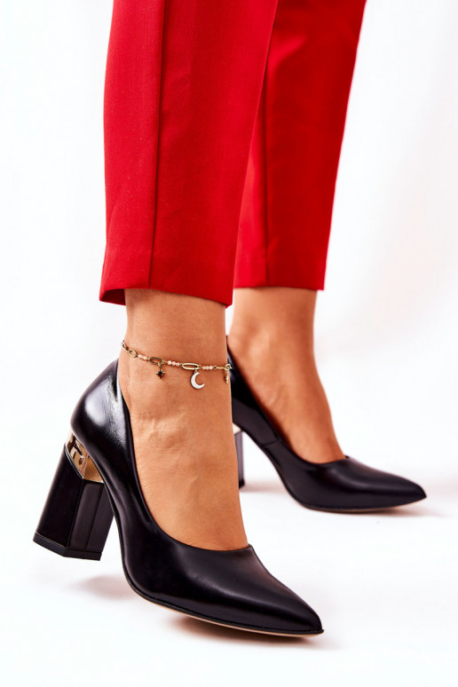 Pelle Scarpe LeAski 3117 colore nero