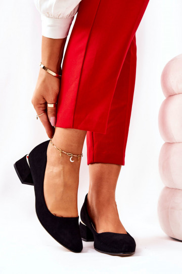 Scarpe scamosciate LeAski 3118 colore nero