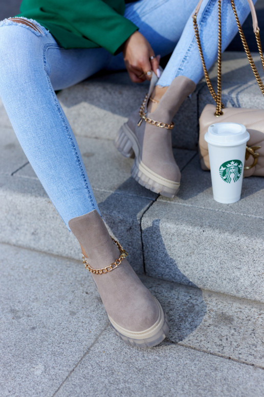 Alla moda Scarpe scamosciate Ritagliare beige Lemar Forget Me