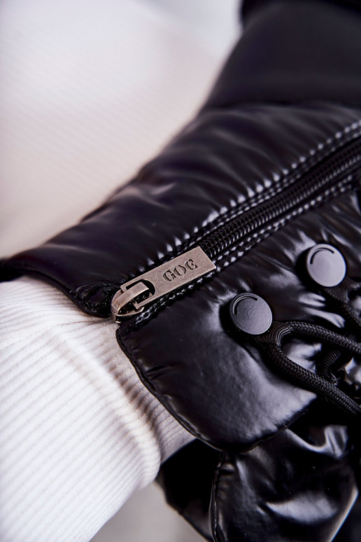 Femminile Stivali da neve con lacci GOE KK2N4017 colore nero Femminile Stivali da neve con lacci GOE KK2N4017 colore nero