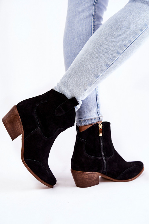 Femminile Stivali con nasi appuntiti LeAski Shoes 3236 colore nero