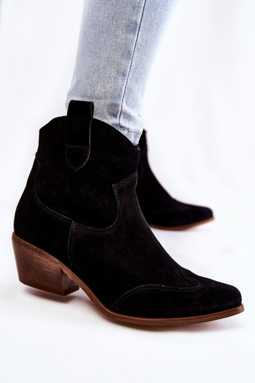 Femminile Stivali con nasi appuntiti LeAski Shoes 3236 colore nero