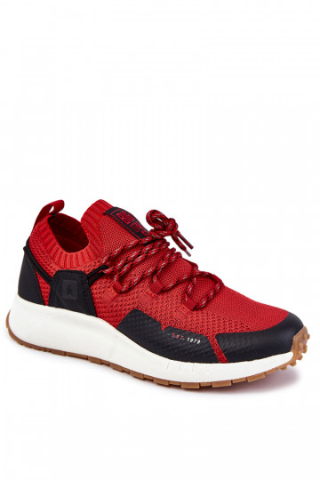Scarpe sportive rosse da uomo Big Star KK174013