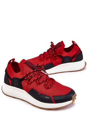 Scarpe sportive rosse da uomo Big Star KK174013 2