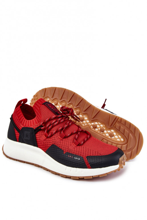 Deveschio scarpe da ginnastica Big Star KK174013 colore rosso