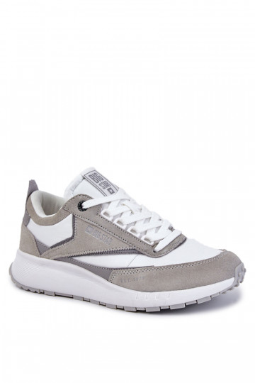 Deveschio Stile sportivo scarpe Big Star KK174021 Bianco-colore grigio