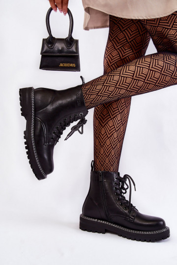 Femminile Stivali con una piattaforma Big Star KK274538 colore nero