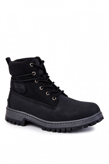 Deveschio Stivali scarpe Memory Foam Big Star KK174206 colore nero
