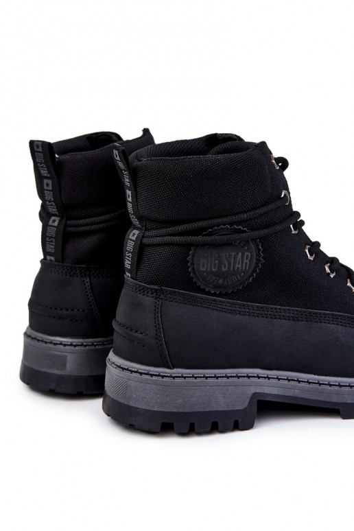 Deveschio Stivali scarpe Memory Foam Big Star KK174206 colore nero