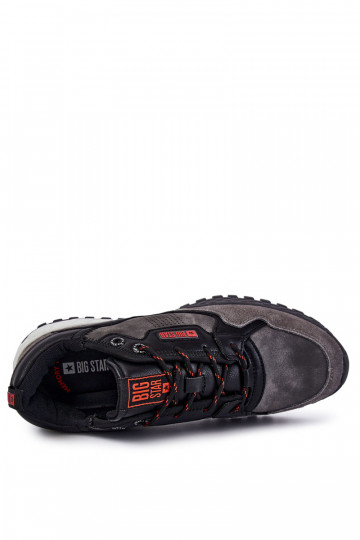 Deveschio Elegantello classico scarpe da ginnastica Memory Foam Big Star KK174271 colore grigio 2