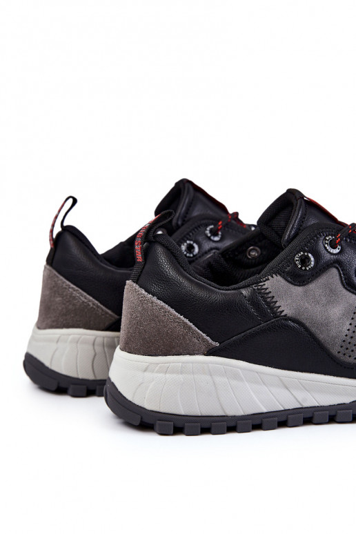 Deveschio Elegantello classico scarpe da ginnastica Memory Foam Big Star KK174271 colore grigio