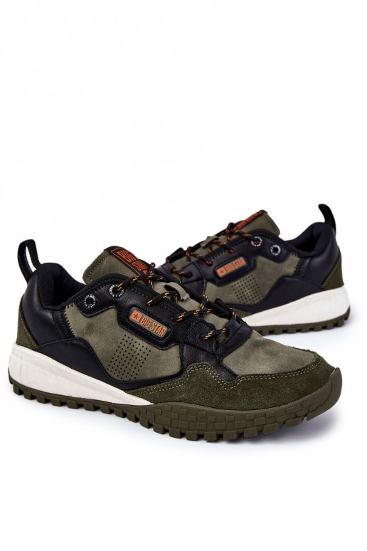 Deveschio Elegantello classico scarpe da ginnastica Memory Foam Big Star KK174272 colore verde Deveschio Elegantello classico scarpe da ginnastica Memory Foam Big Star KK174272 colore verde