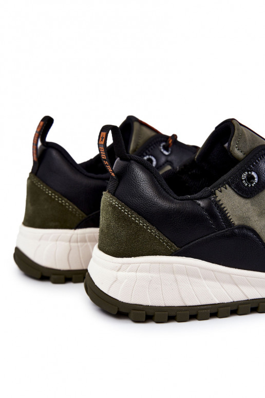 Deveschio Elegantello classico scarpe da ginnastica Memory Foam Big Star KK174272 colore verde Deveschio Elegantello classico scarpe da ginnastica Memory Foam Big Star KK174272 colore verde