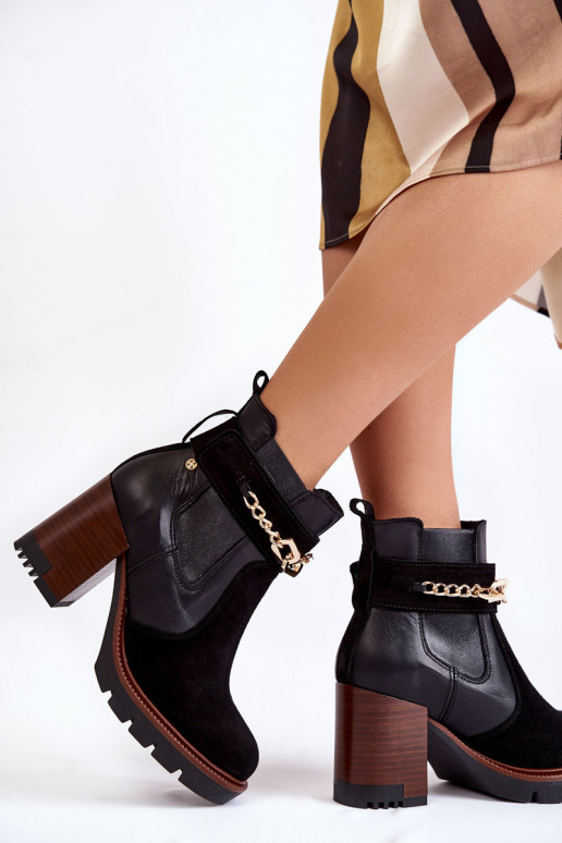 Stivali da donna Deveciejka 05781-01 colore nero