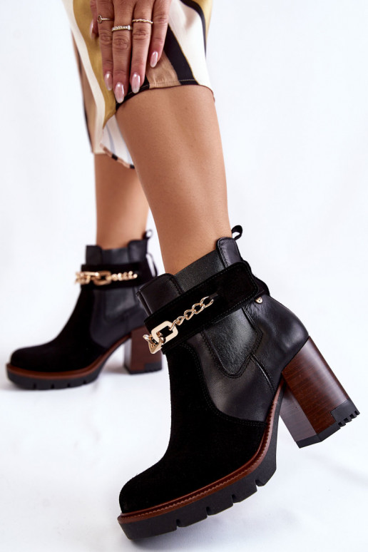 Stivali da donna Deveciejka 05781-01 colore nero