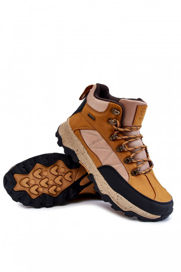 Stivali da trekking isolati da uomo Cross Jeans KK1R4020C marroni 2