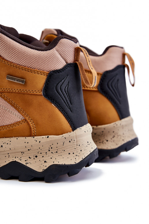 Deveschio scarponi da trekking riscaldamento Cross Jeans KK1R4020C colore marrone Deveschio scarponi da trekking riscaldamento Cross Jeans KK1R4020C colore marrone