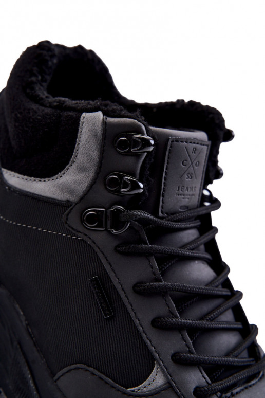 Deveschio Scarponi da trekking riscaldati Cross Jeans KK1R4031C colore nero Deveschio Scarponi da trekking riscaldati Cross Jeans KK1R4031C colore nero