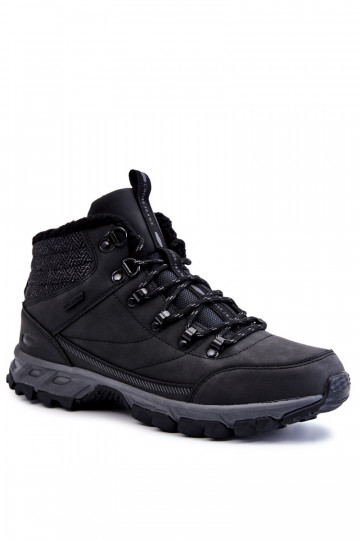 Stivaletti da trekking isolati da uomo Cross Jeans KK1R4022C neri