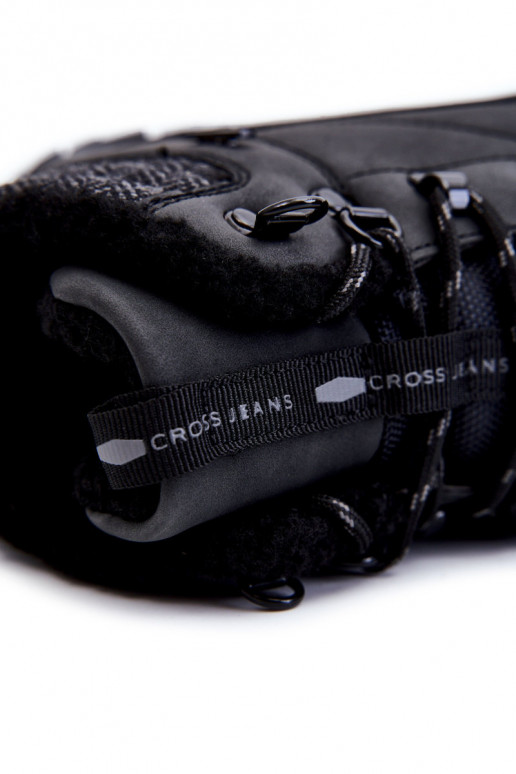 Deveschio riscaldamento Stivali scarponi da trekking Cross Jeans KK1R4022C colore nero Deveschio riscaldamento Stivali scarponi da trekking Cross Jeans KK1R4022C colore nero