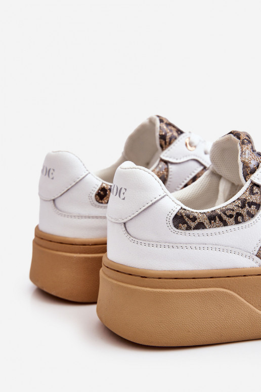 Femminile Scarpe da ginnastica comode GOE LL2N4052 Bianco-beige Femminile Scarpe da ginnastica comode GOE LL2N4052 Bianco-beige