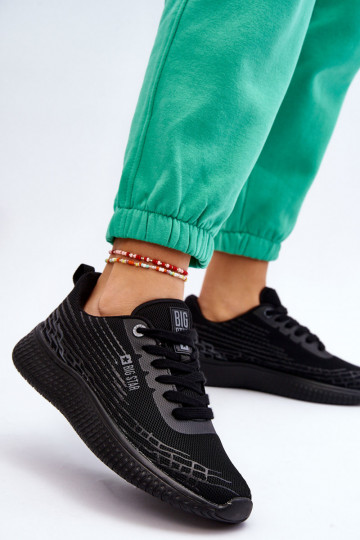 Femminile griglia scarpe da ginnastica Memory Foam System Big Star LL274662 colore nero