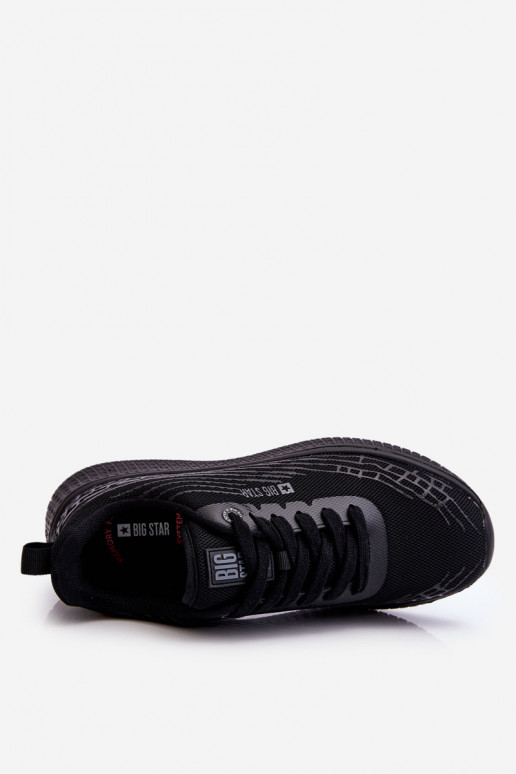 Femminile griglia scarpe da ginnastica Memory Foam System Big Star LL274662 colore nero Femminile griglia scarpe da ginnastica Memory Foam System Big Star LL274662 colore nero