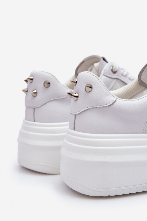 Femminile Elegantello classico scarpe da ginnastica GOE LL2N4060 Colore bianco Femminile Elegantello classico scarpe da ginnastica GOE LL2N4060 Colore bianco