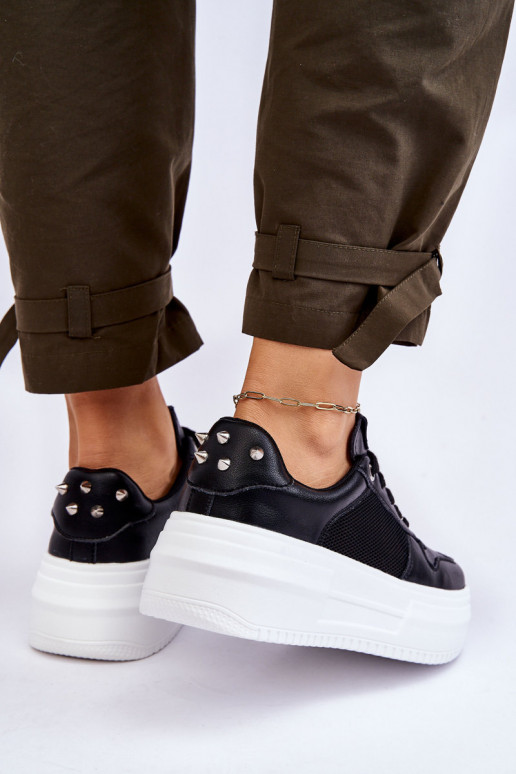 Femminile Elegantello classico scarpe da ginnastica GOE LL2N4061 colore nero Femminile Elegantello classico scarpe da ginnastica GOE LL2N4061 colore nero