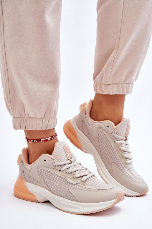 Scarpe da ginnastica comode Memory Foam System Big Star LL274336 beige Scarpe da ginnastica comode Memory Foam System Big Star LL274336 beige