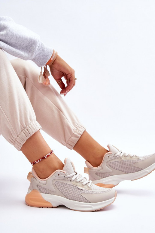 Scarpe da ginnastica comode Memory Foam System Big Star LL274336 beige Scarpe da ginnastica comode Memory Foam System Big Star LL274336 beige